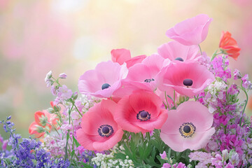 pink flowers in the garden