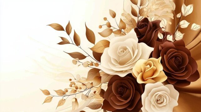 Discover the charm of floral elegance to enhance your rustic wedding theme.