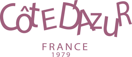 Cote d'azur France saint Tropez monaco French Riviera University  USA team College Campus University Tshirt Graphic Fashion logo Trending Apparel Cute Emblem Slogan