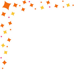 Corner Decoration with Glittering Stars 