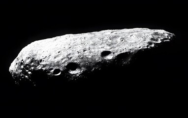 70. A rogue asteroid, drifting through space, with strange glowing markings and a faintly pulsing energy field surrounding it