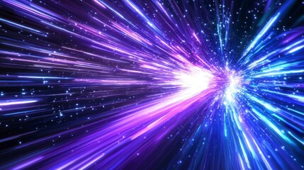 Fototapeta premium The future of internet connectivity with fiber optics.