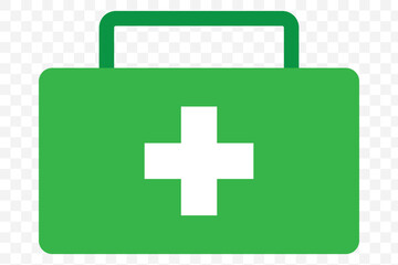 Obraz premium Set vector medical bag icon. first aid kit symbol template design illustration. First Aid Kit Icon Element For Design. EPS 10.