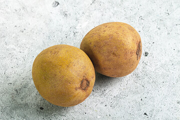 Sweet exotic tropical fruit - Sapodilla
