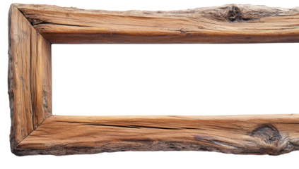 a rustic wooden frame showcasing natural textures designed to hold. artwork its weathered appearance adds character making it suitable for decorative purposes