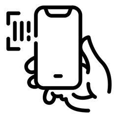 qr code Line Icon