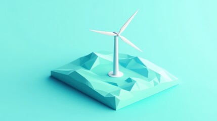 Modern Wind Power Concept in Sleek Design