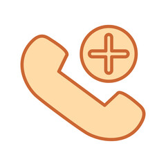 Obraz premium Emergency phone Vector Icon