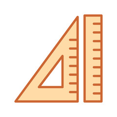 Set Square Vector Icon