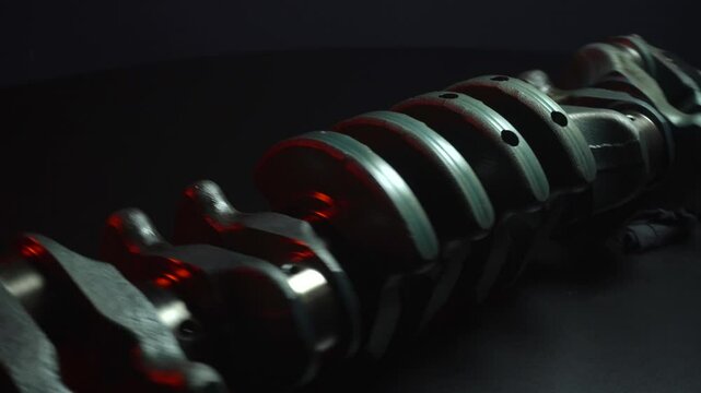 sports car engine repair new crankshaft for turbocharged six-cylinder in-line engine