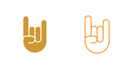 Sign of the Horns Icon Design