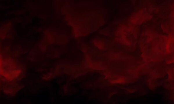 Abstract Red Smoke Background Animation Loop