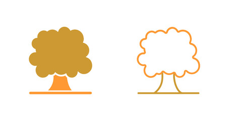 Deciduous Tree Icon Design