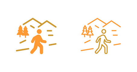 Nature Walk Icon Design
