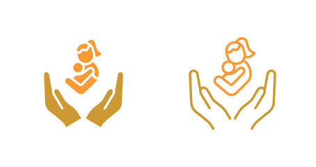Mother's Love Icon Design