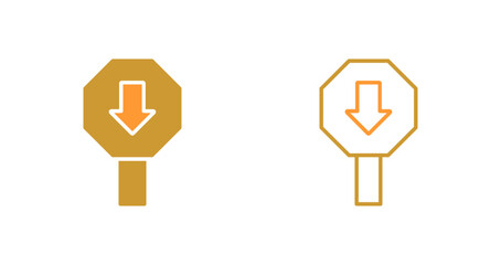 Down Arrow Icon Design