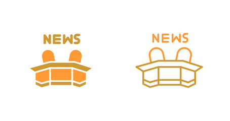 Newsroom Icon Design