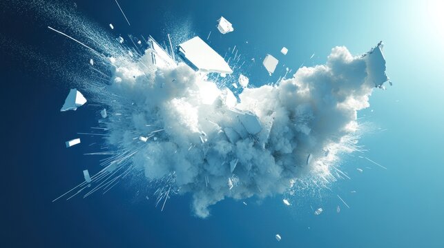 Exploding Cloud in the Sky