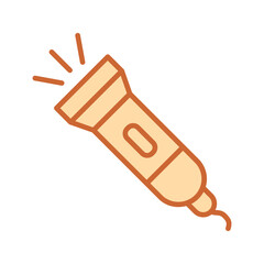 Flashlight Vector Icon