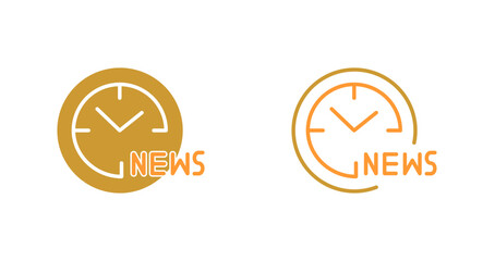 News Hour Icon Design