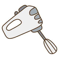 hand mixer vector illustration