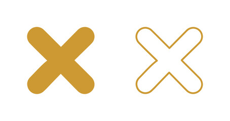 Obraz premium Close Icon Design