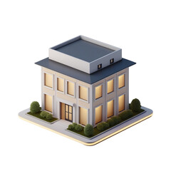 Compact 3D Home: Architectural Design for Small and Efficient Living Spaces