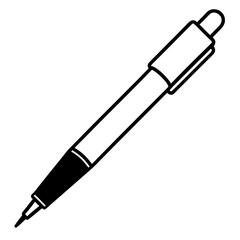 Fototapeta premium vector illustration of a pen