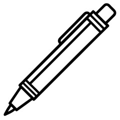 vector illustration of a pen
