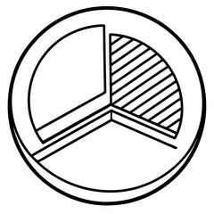 vector illustration of a bar chart