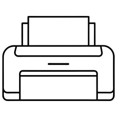 printer icon vector illustration