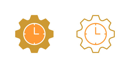 Time Allocation Icon Design