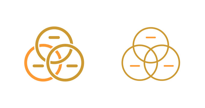 Venn Diagram Icon Design