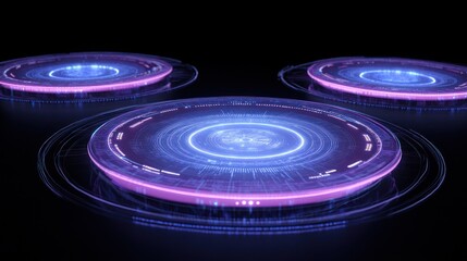 Obraz premium Holographic Interface Displays