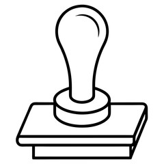 rubber stamp isolated