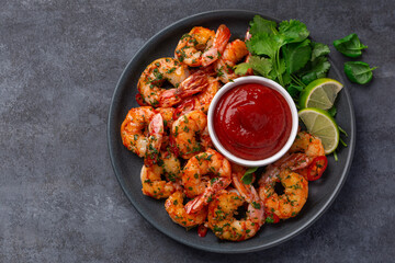 spicy grilled shrimps