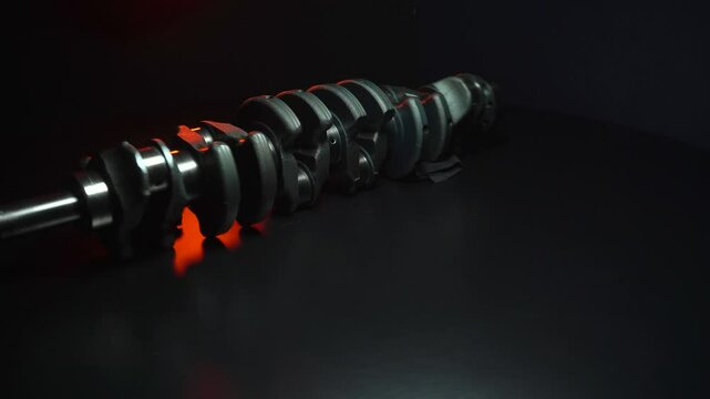 sports car engine repair new crankshaft for turbocharged six-cylinder in-line engine