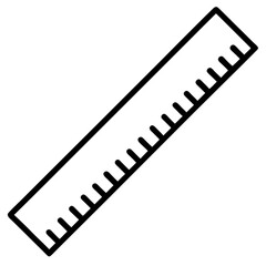 vector illustration of a ruler