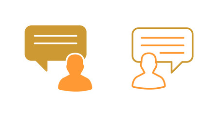 Customer Testimonial Icon Design