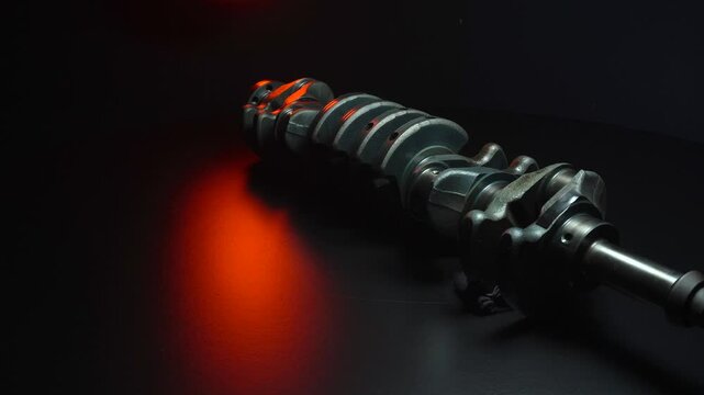 sports car engine repair new crankshaft for turbocharged six-cylinder in-line engine
