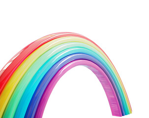 Obraz premium Abstract rainbow background, png
