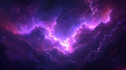 Obraz premium A night stormy sky