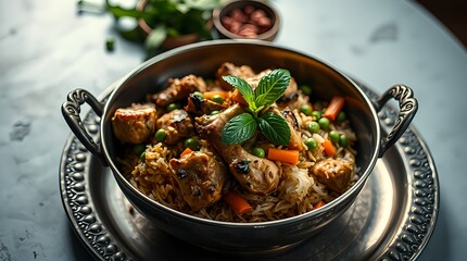 Fototapeta premium beef stew with vegetables