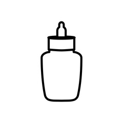 outline style bottle vector images collection