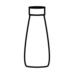 outline style bottle vector images collection