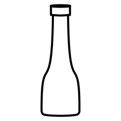 outline style bottle vector images collection