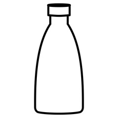 outline style bottle vector images collection