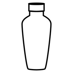 outline style bottle vector images collection