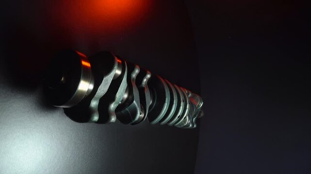 sports car engine repair new crankshaft for turbocharged six-cylinder in-line engine