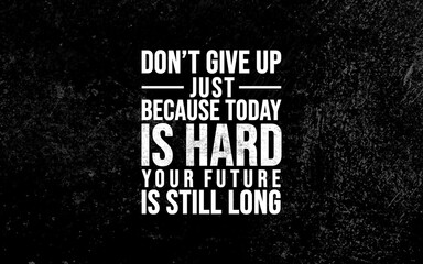 Motivational quote on perseverance inspiring words digital art modern design textured background close-up view encouragement